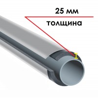 Трубка K-FLEX 25x108-1 ST IC CLAD SR
